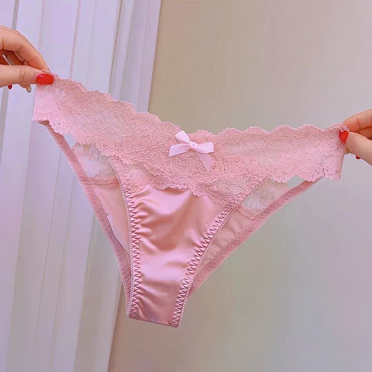 冰丝女士镂空透气舒适奢华蕾丝内裤女速干时尚底裤内裤蕾丝性感