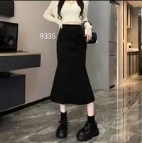 唯琳剪标  7仓S2-6-9335款  黑金鱼尾半身裙