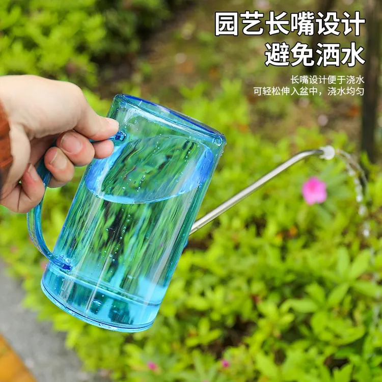 不锈钢长嘴浇水壶家用养花浇花浇花刻度通用耐用花店包装家庭