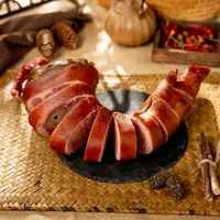 覃五爷 烟熏腊猪蹄 四川柴火烟熏猪手猪蹄农家手工腊猪脚*750g