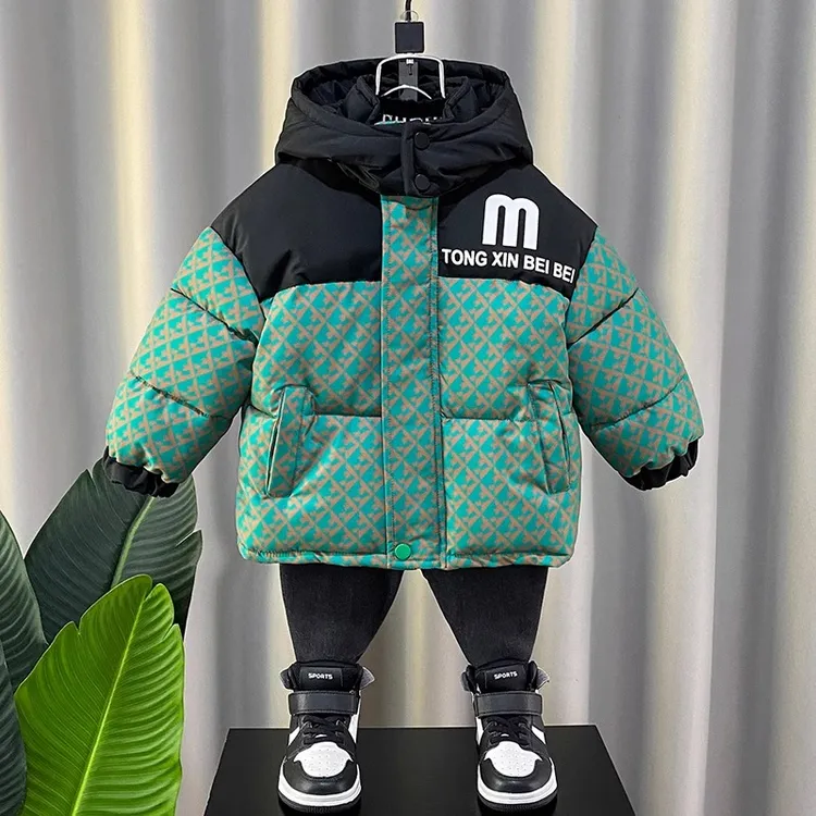 儿童男童棉衣外套冬季2024新款加厚冬装棉服宝宝保暖棉袄休闲儿童
