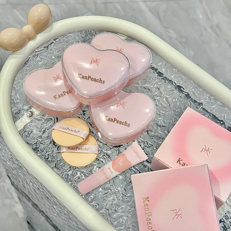 Kanpeachs水光肌气垫质地细腻轻薄遮瑕服帖防水防汗定妆不吃粉