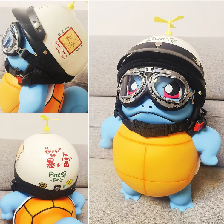 暴富傲娇生气杰尼龟手办1比1可达鸭送男女朋友生日礼物超大号摆件