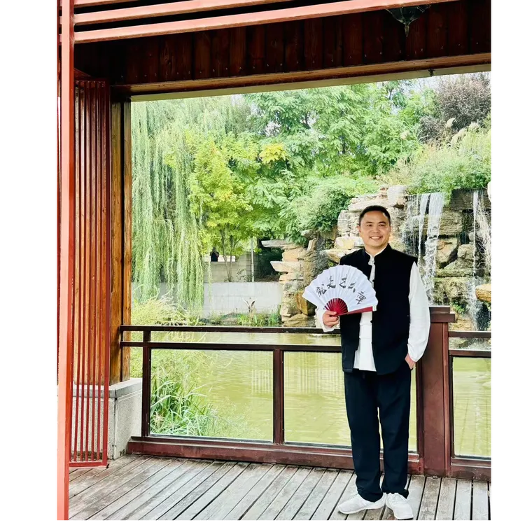 中式大码唐装加棉立领盘扣马甲立领男士中老年爸爸唐装男款