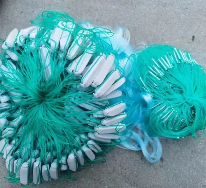 北京丝精品蓝丝三层沉网大小捕鱼户外网纯手工渔民鱼塘下网渔网