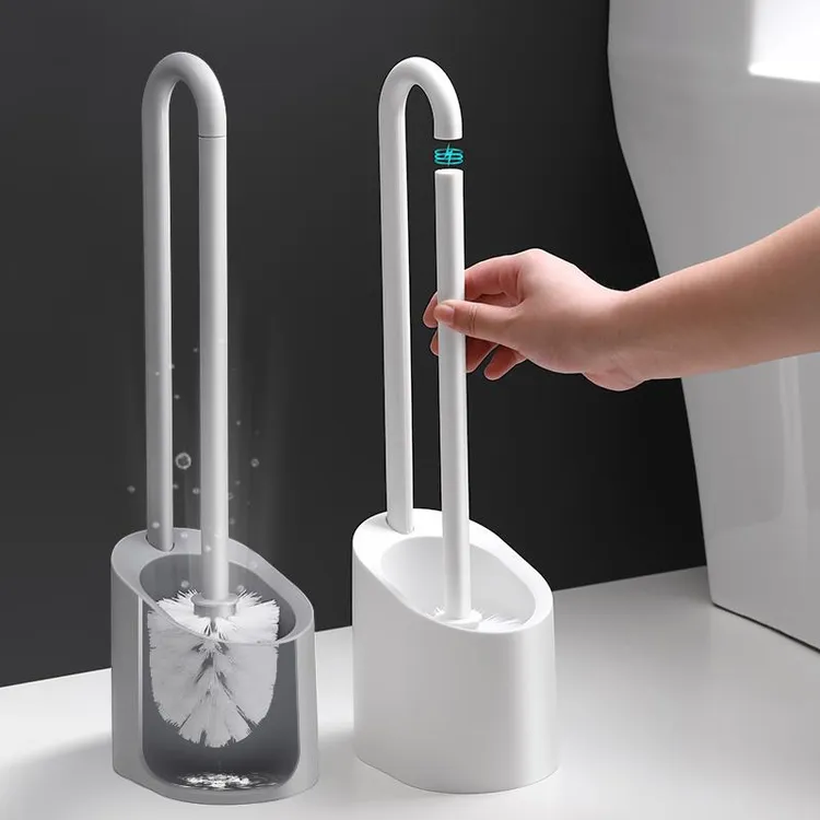 马桶刷家用厕所刷套装无死角卫生间清洁刷子磁吸式沥水洗马桶神器