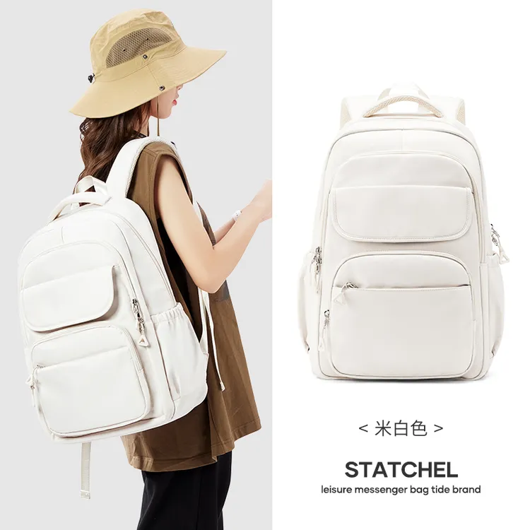 双肩包女百搭韩版短途轻便出差旅行包男初高中大学生户外徒步背包