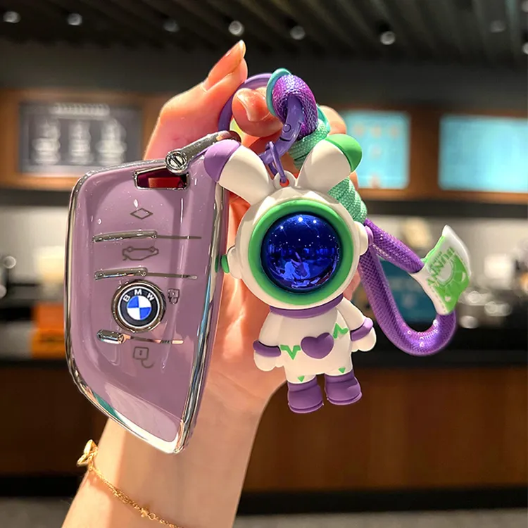 适用宝马5系钥匙套3系1系x1x3x5刀锋320li包530扣525汽车钥匙壳女