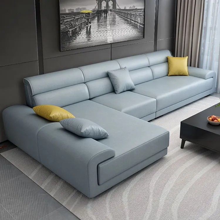 2024储物现代简约科技布沙发客厅大小户型北欧风家具意式乳胶布艺