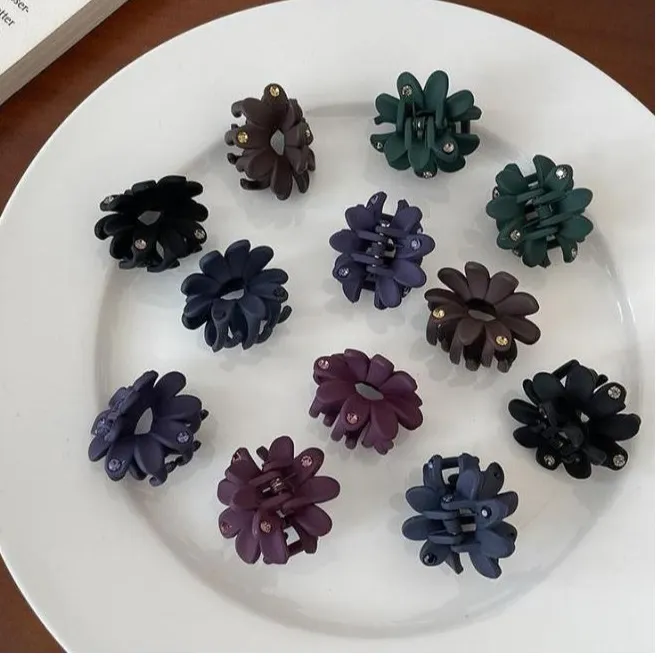 诗泊雅 碎发侧边刘海夹发卡迷你公主头小抓夹