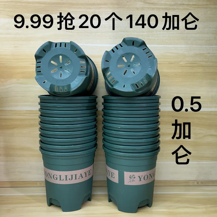 20个（口径13.5高13.5）140控根加仑花盆