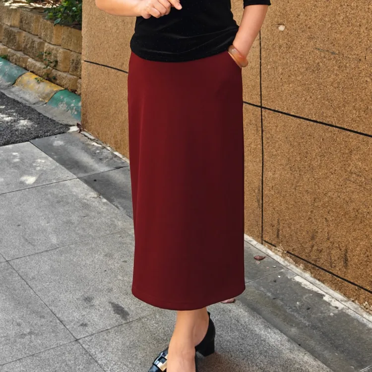 【暮色】显瘦小A半身裙 秋冬新款
