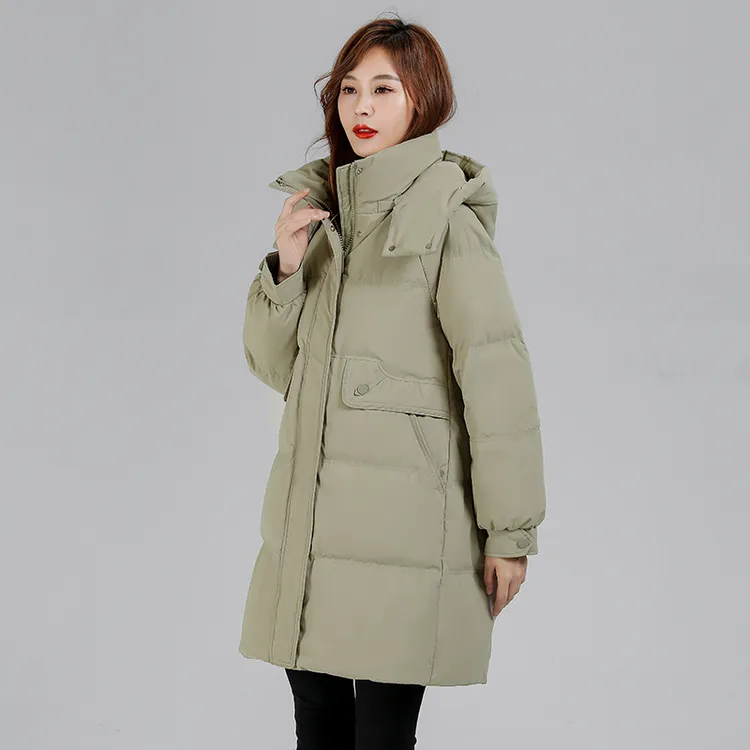 强推冬季中长款加厚宽松棉衣保暖休闲女士棉服时尚户外韩版潮外套