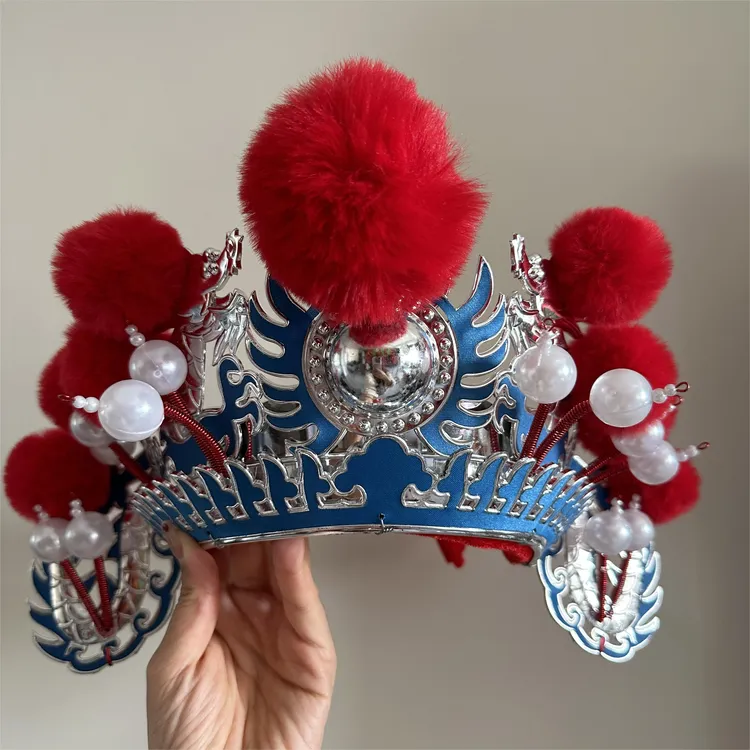 京剧戏曲穆桂英头饰表演