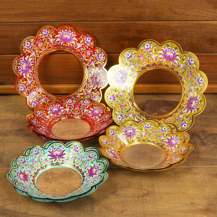 加厚香炉围 珐琅彩香灰托 檀香薰炉家用