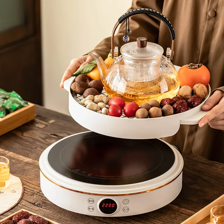 新款围炉煮茶器具全套家用室内便携煮茶炉烧水耐热玻璃茶壶煮茶器