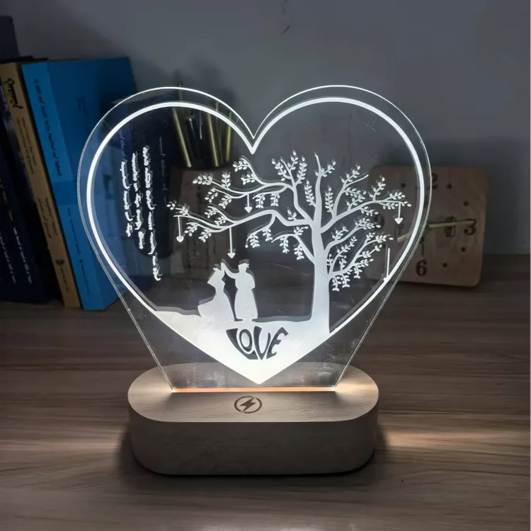 蒙古元素爱情小夜灯情人节礼物圣诞节新年七夕礼物氛围灯精品礼盒