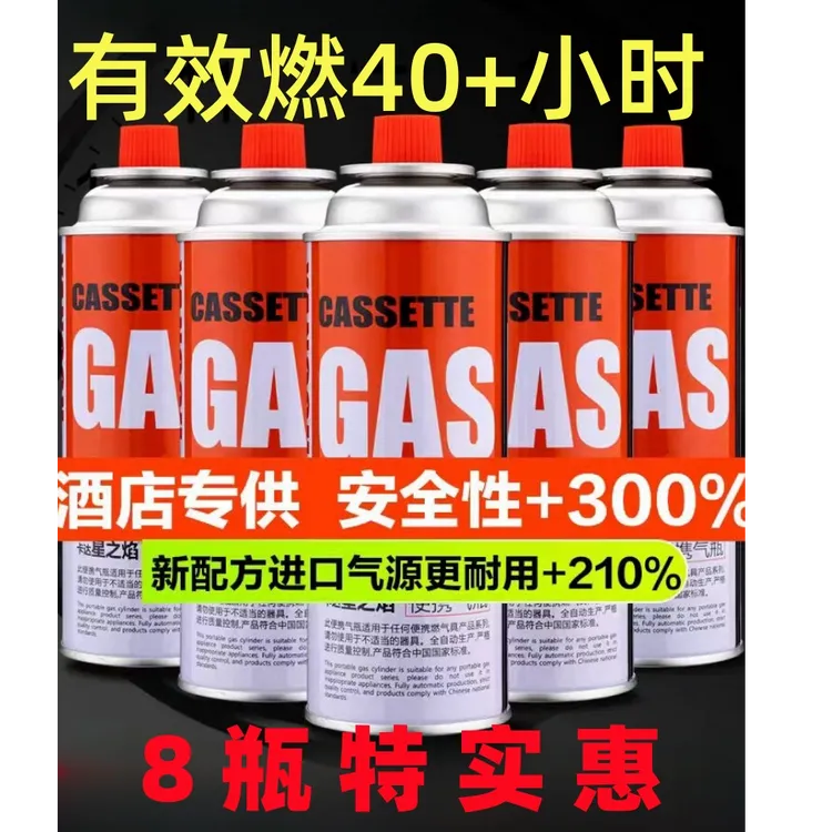 【拍一发四】户外卡式气罐露营便携式卡式炉烧猪毛野炊煮茶餐饮烘焙