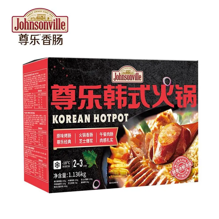尊乐韩式火锅芝士香肠泡菜火锅蟹肉棒自煮夜宵（-人份）笋1g