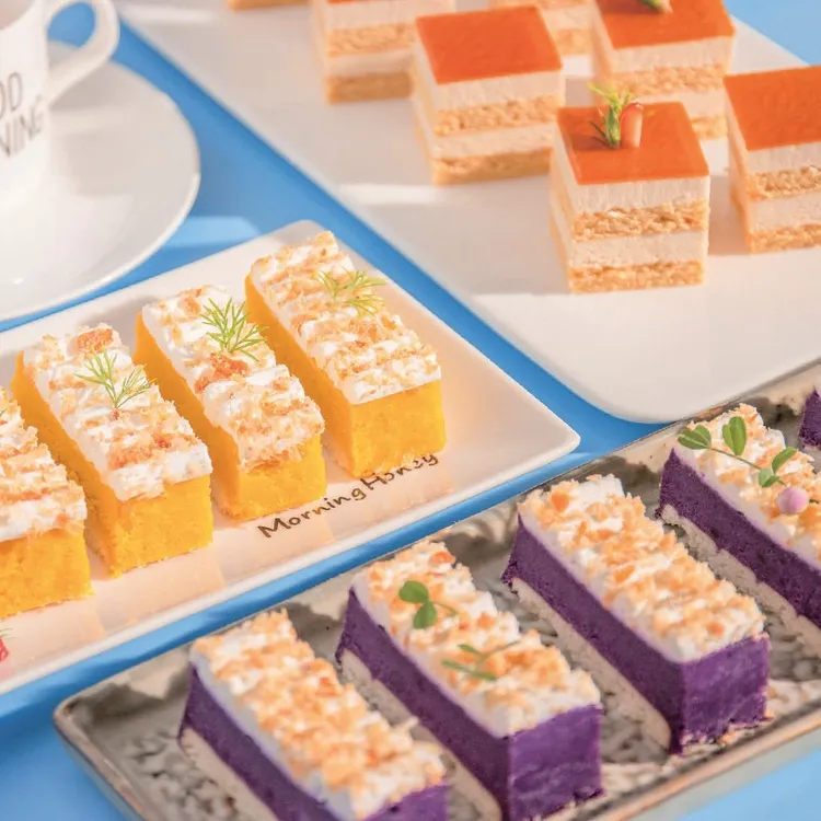 无反式脂肪酸 味之素 南瓜蛋挞 紫薯蛋挞 甜品蛋糕即食