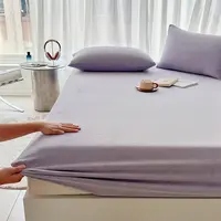 加厚高克重床套罩牛奶绒单层床笠床加绒