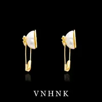 铜合金仿珍珠耳饰 美可儿   A572   金色小众时尚耳环