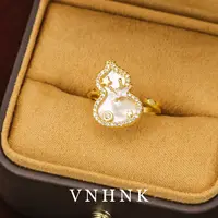 铜合金合成锆石戒指 美可儿   G337   金色时尚气质戒指