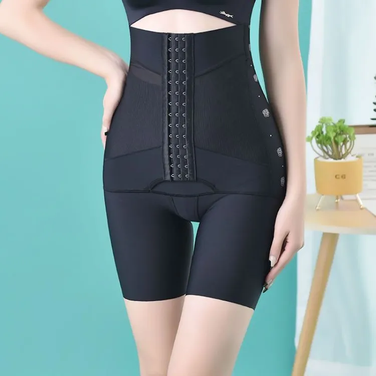 热卖款收小肚子神器高腰排扣强力收腹裤束腰提臀显瘦产后塑身裤女