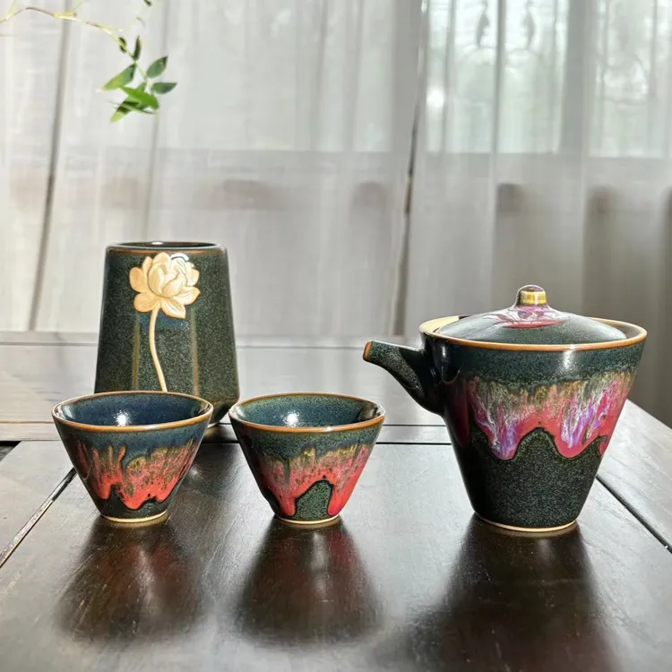 亨盛钧窑——邢亚龙作品（青山壶）