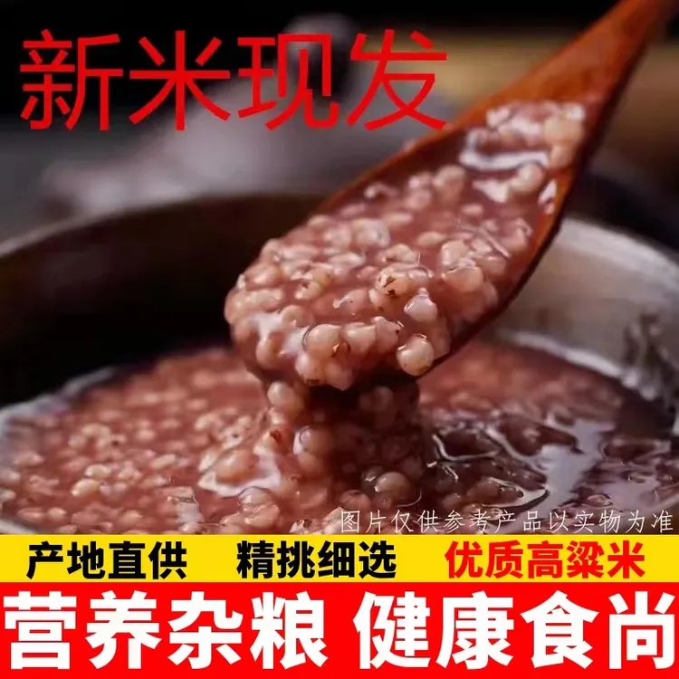 东北辽宁红糯高粱米5斤粘高粱米黏糯