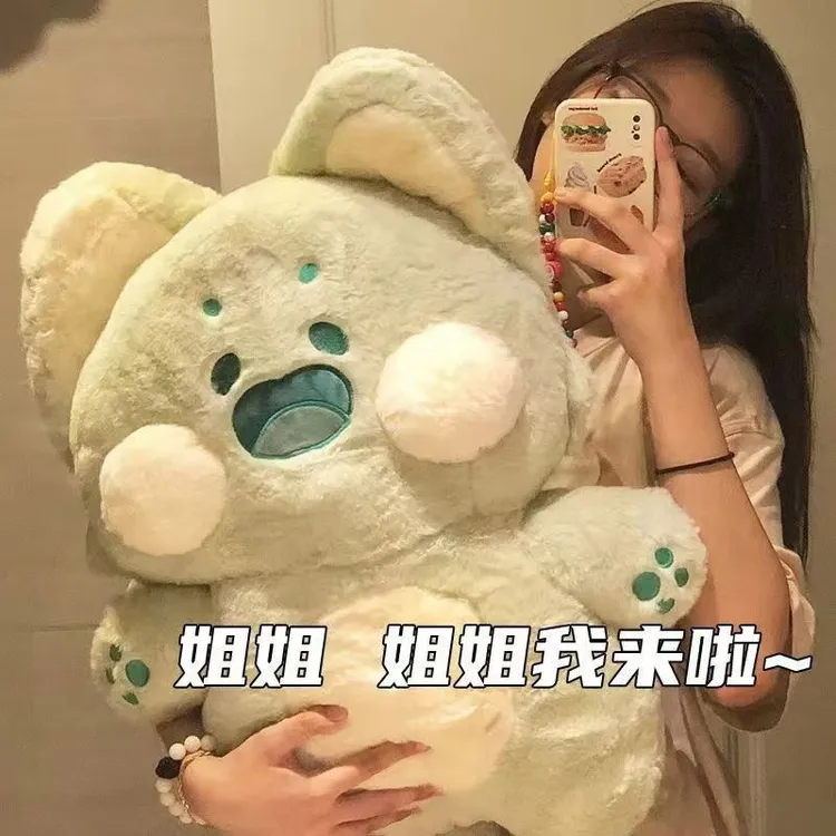 网红嘟嘟猫玩偶可爱猫咪公仔毛绒玩具睡觉抱枕女孩生日礼物送女生