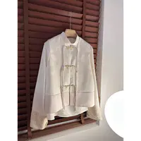 【吉满】竹节高升～新中式国风立领提花盘扣侧开衩马甲JM2127