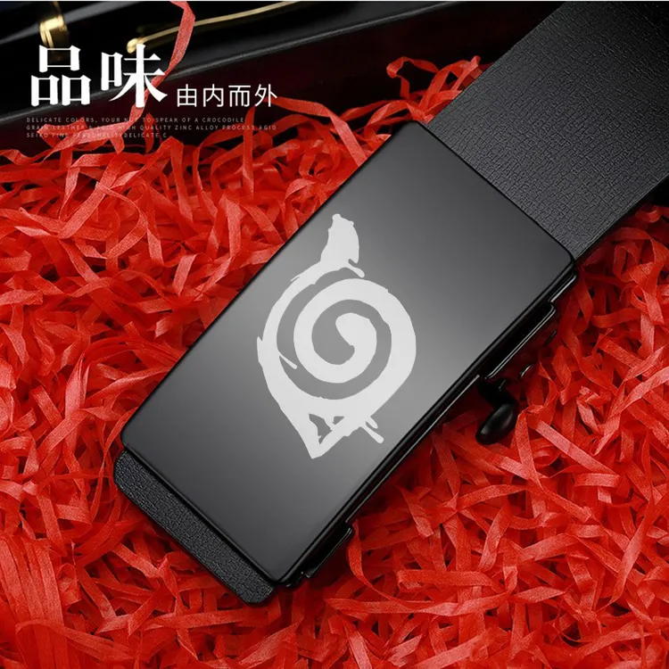 火影忍者腰带动漫周边宇智波佐助鼬写轮眼木叶卡卡西男士裤腰带