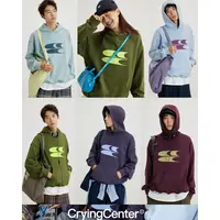 Cryingcenter新款经典3C LOGO连帽套头情侣款卫衣