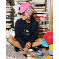 Crying center/哭喊中心废王系列棒球帽鸭舌帽多色可爱格纹情侣