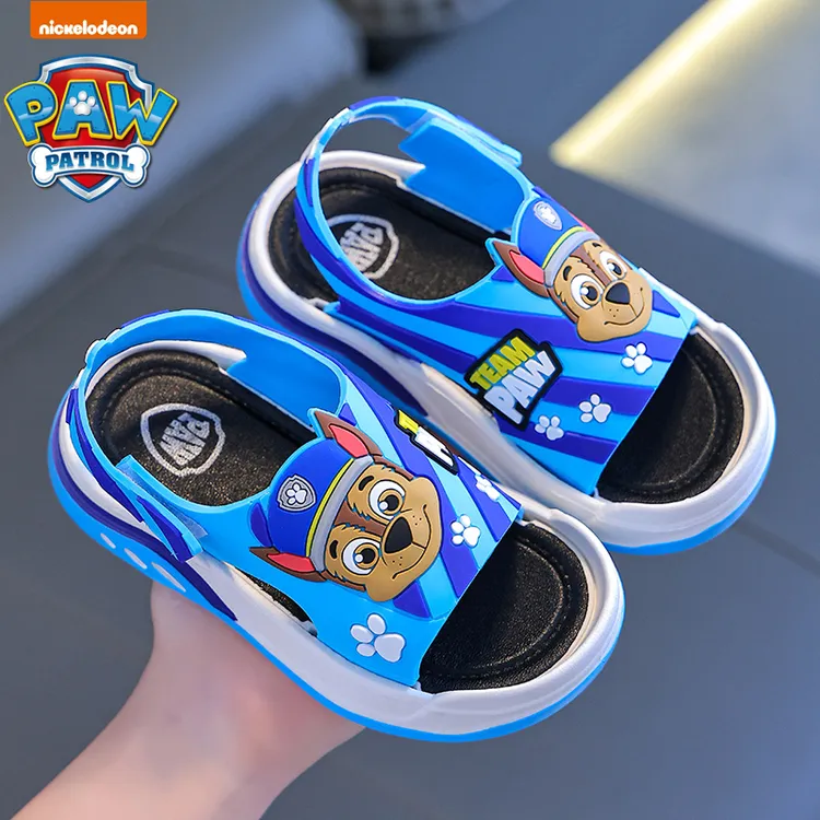 汪汪队男童凉鞋夏季2024新款儿童运动防滑沙滩鞋中童男孩软底凉拖
