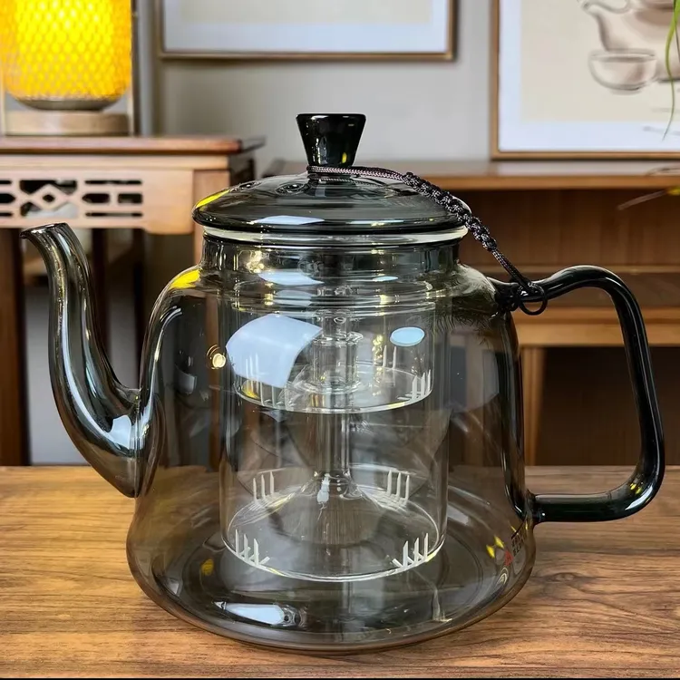 蒸煮蒸汽水壶器过滤耐热泡茶高硼硅茶杯男士泡茶专用茶壶茶具