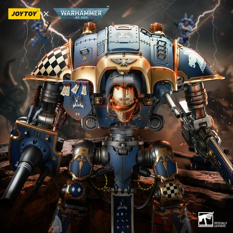 JOYTOY/暗源战锤正版 帝国骑士 泰林家族 帕拉丁大型可动模型机甲