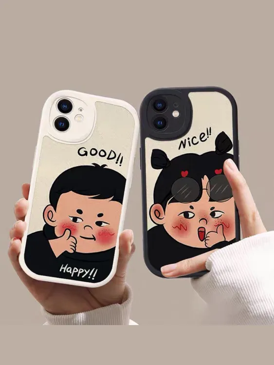 情侣款iphone16手机壳苹果15全包12防摔11搞怪支持小米华为多型号