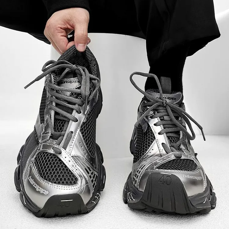 秋季stapler14代订书机老爹鞋潮男小众11XL炸街情侣厚底运动鞋女