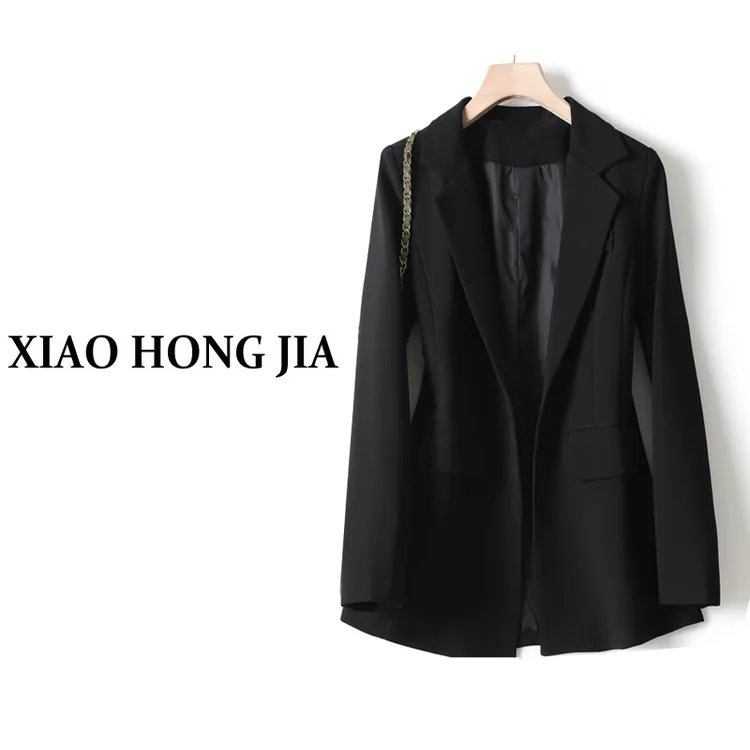 小西装外套女2024年春秋季新款韩版修身时尚显瘦百搭气质黑色西服