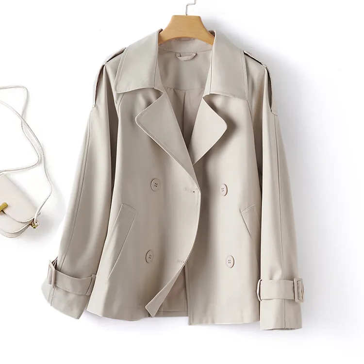 风衣女2024年秋季新款英伦风小个子气质百搭宽松显瘦休闲高级外套