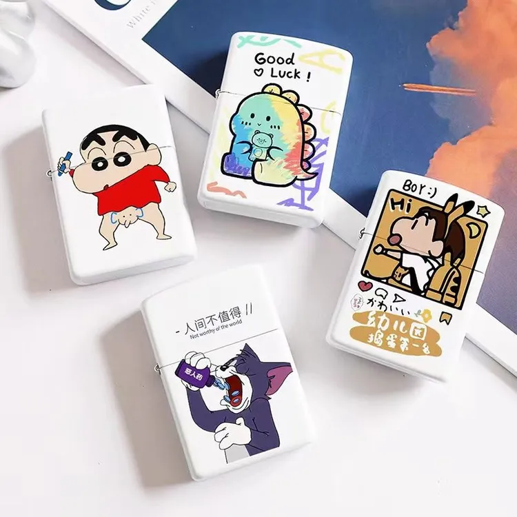日系可爱高颜值煤油打火机创意网红潮流卡通个性时尚送男友礼物潮
