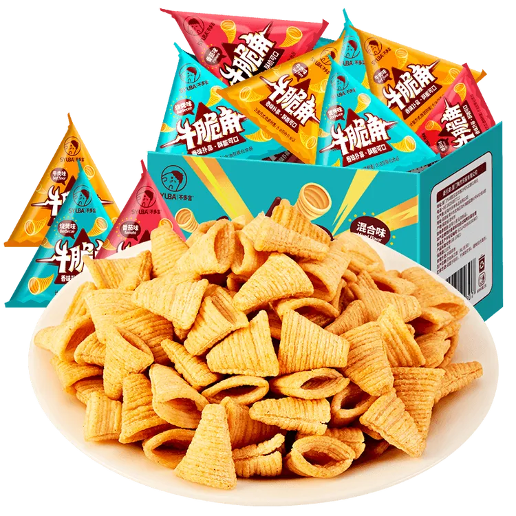 不多言 牛脆角520g约50小包，整箱妙脆角酥脆膨化家里追剧小吃零食