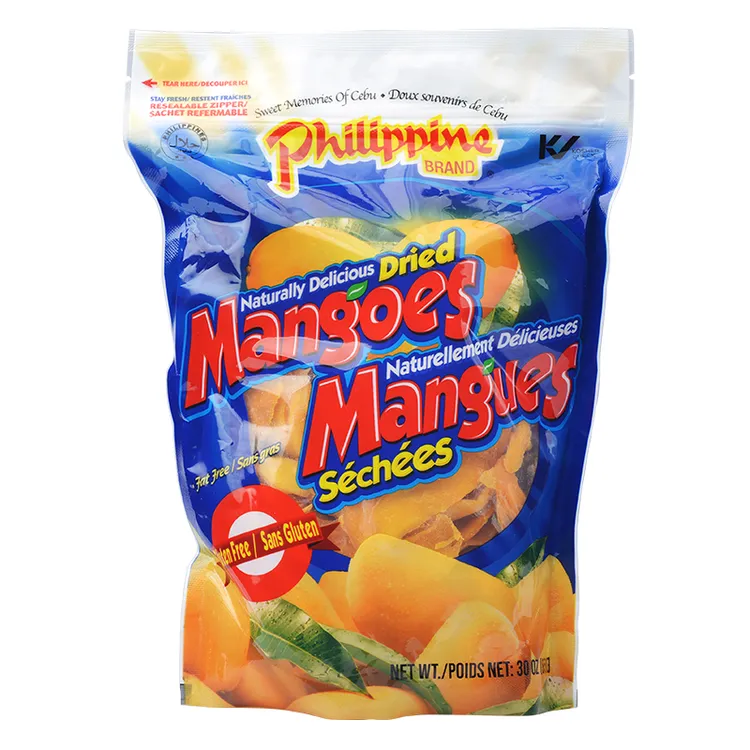 菲律宾大片Philippine厚切芒果干果脯蜜饯办公休闲零食850g大袋装