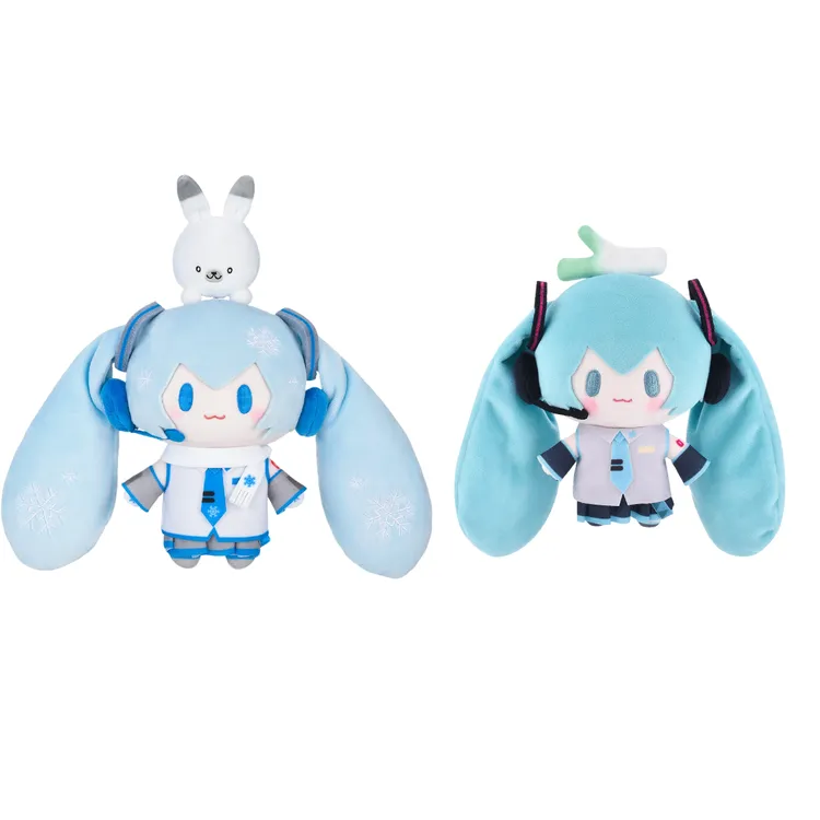 【预售 双萌出击】BEMOE 雪未来 + 初音未来 TOP顶宝系列 毛绒玩偶
