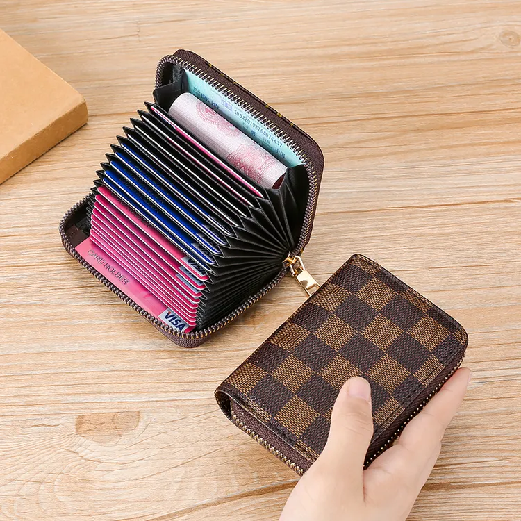 2024新款防盗刷卡包高大上精致时尚风琴卡片包防消磁放驾驶证卡套