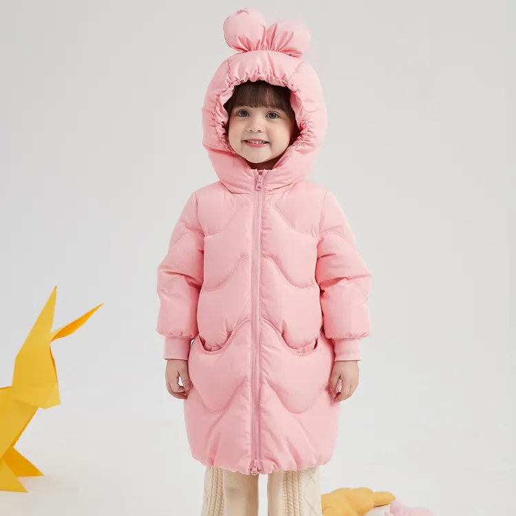 【反季清货】笛莎儿童羽绒服童装25冬季宝宝外套中长款-332466605