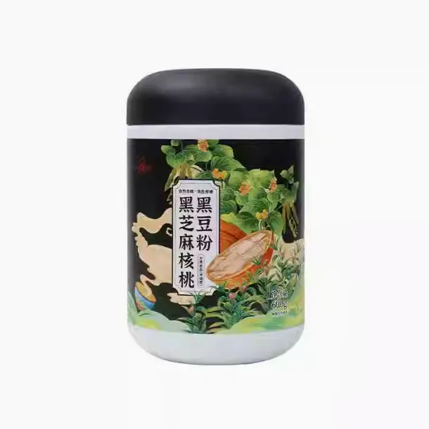 黑芝麻核桃黑豆粉 净含量:600g 细腻醇香