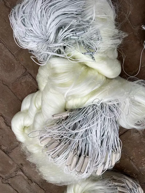 6米高渔网刀鱼挂网三层丝网北京高强丝荧光丝捕鱼抓鱼拉网鱼网